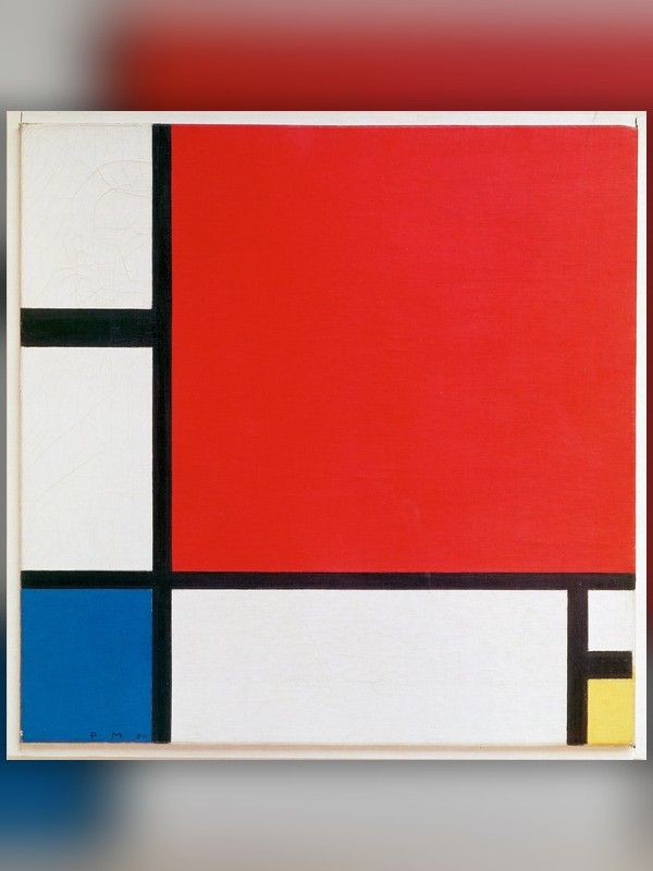 Composition with Red, Blue and Yellow