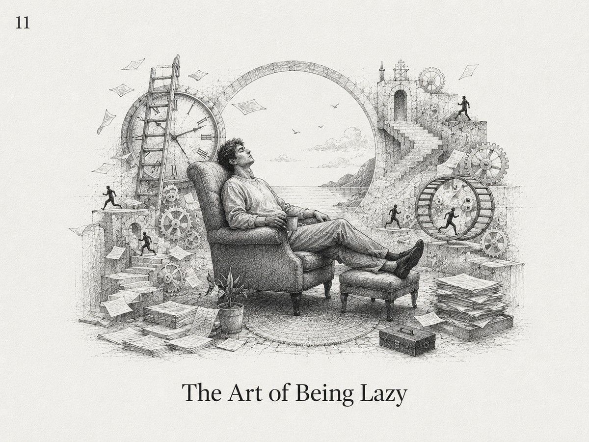 The Art of Being Lazy