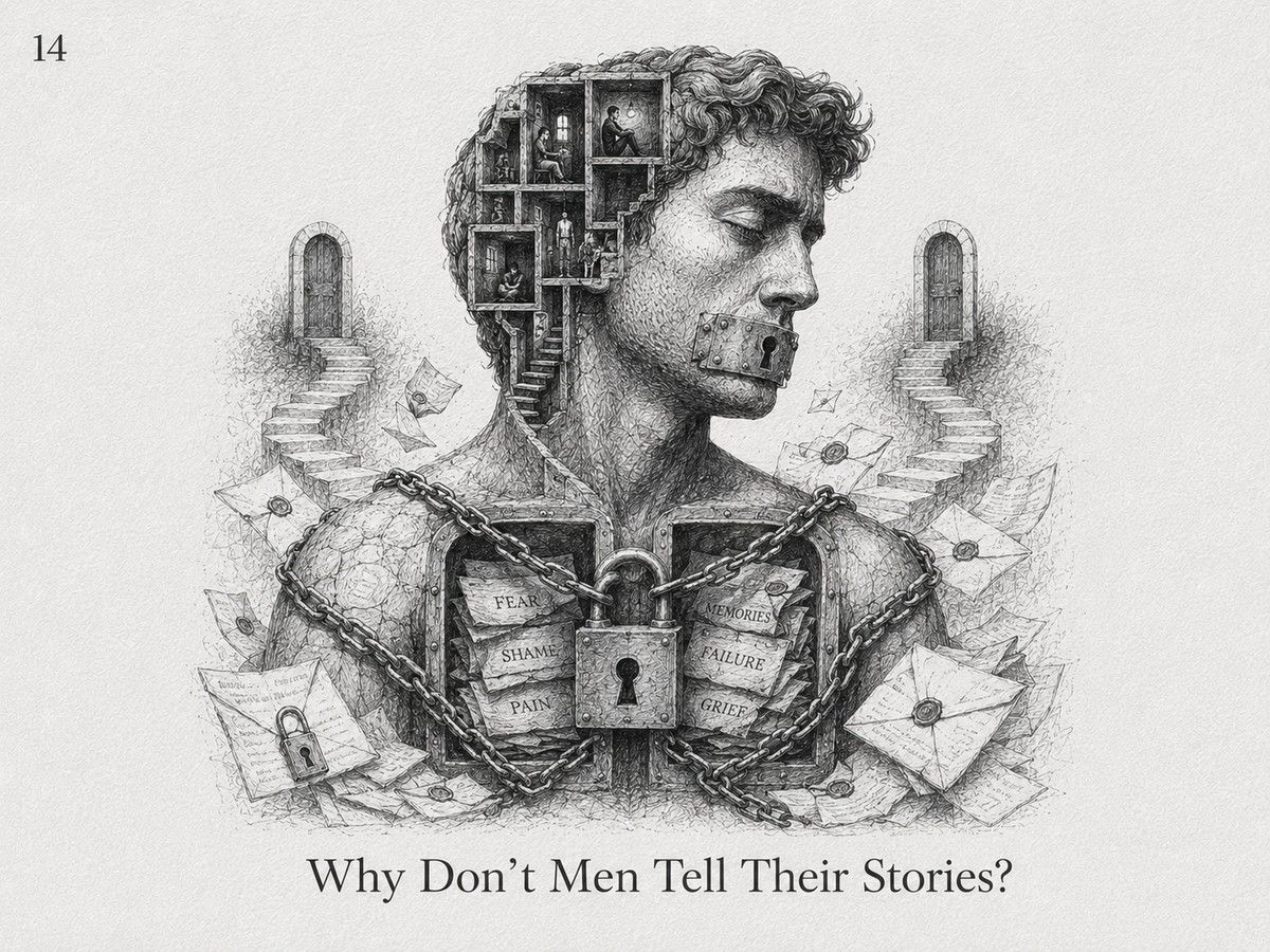 Why Don’t Men Tell Their Stories?