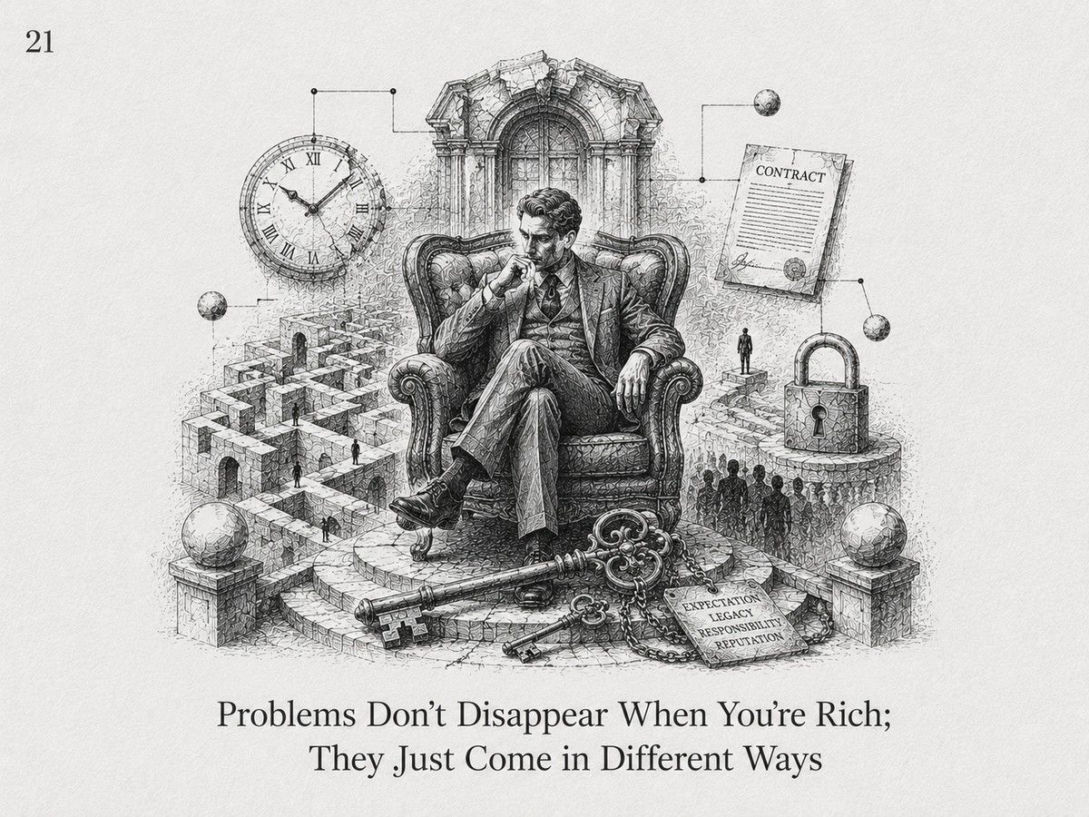 Problems Don’t Disappear When You’re Rich; They Just Come in Different Ways