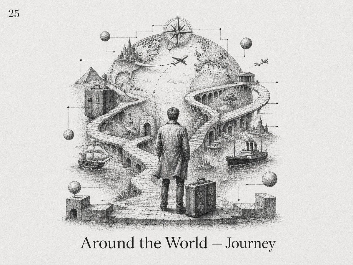 Around the World, Journey